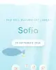 Invitație online de Botez, modelul Micul Ocean
